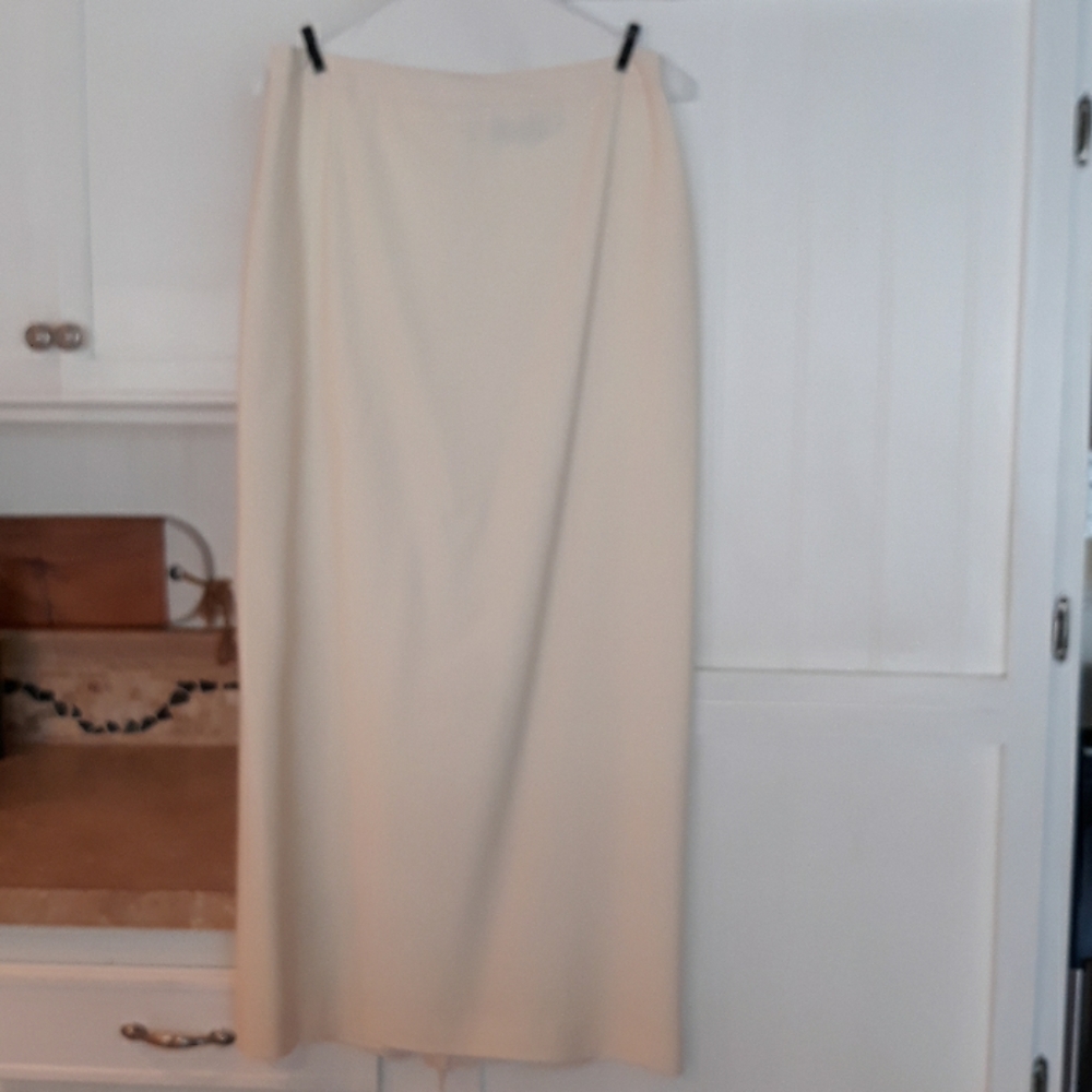 Gorgeous long cream colored skirt